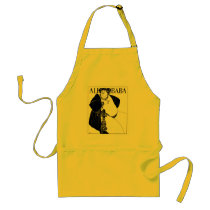 Art Nouveau illustration: Beardsley - Ali Baba Aprons