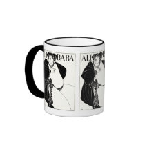 Art Nouveau illustration: Beardsley - Ali Baba Coffee Mug