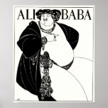 Art Nouveau illustration: Beardsley - Ali Baba Print