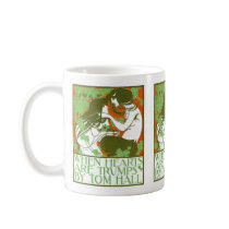 Art Nouveau Illustration - When Hearts are Trumps Mugs