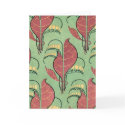 Art Nouveau in Green and Red cards