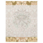 art nouveau intricate floral brown pattern full colour flyer