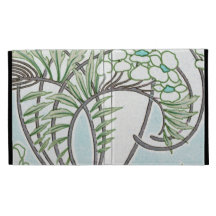 art nouveau intricate floral nature design iPad cases