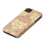 art nouveau intricate love hearts pattern iphone 4 case