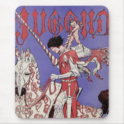 Art Nouveau: Jugend Art Mousepad by VintageCabaret