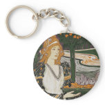 Art Nouveau - L.Rhead - Thanksgiving Key Chain