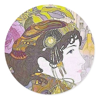 Art Nouveau Lady by msdespina