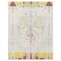 art nouveau marigold floral pattern art full colour flyer