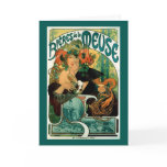Art Nouveau: Mucha Poster Art - Bieres de la Meuse Cards