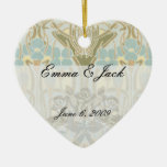 art nouveau nature beauty pattern christmas tree ornaments