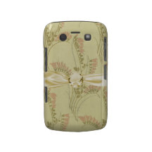 art nouveau nature pattern art blackberry cases