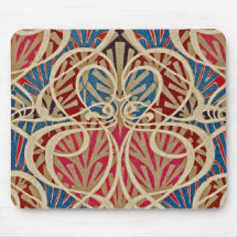 Art Nouveau Pattern #10 at Emporio Moffa Mouse Pad