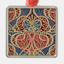 Art Nouveau Pattern #10 at Emporio Moffa Christmas Tree Ornament