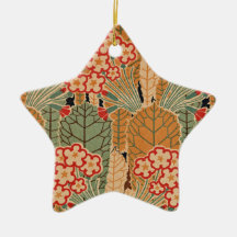 Art Nouveau Pattern #1 at Emporio Moffa Christmas Tree Ornaments