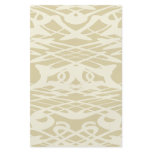 Art Nouveau Pattern in Beige and Cream. Flyer Design