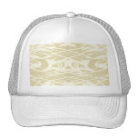 Art Nouveau Pattern in Beige and Cream. Trucker Hats