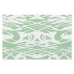 Art Nouveau Pattern in Light Green and White. Custom Flyer