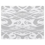 Art Nouveau Pattern in Pale Gray and White. Full Color Flyer