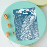 Art Nouveau Peacock Greeting Card