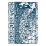 Art Nouveau Peacock Greeting Card
