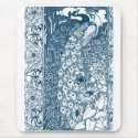 Art Nouveau Peacock mousepads