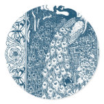 Art Nouveau Peacock Stickers