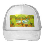 Art Nouveau Peacocks and Swans Mesh Hats