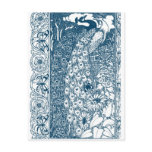 Art Nouveau Peacocks postcards