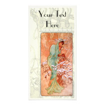 Art Nouveau Personalized Photo Card