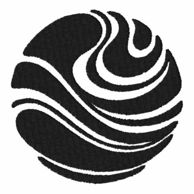Art Nouveau Planet Swirl Motif Polo Shirt by tartanphoenix