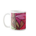 Art Nouveau Poinsettia Christmas Coffee Mug Mucha