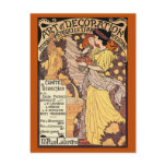 Art Nouveau Postcard: Art & Decoration