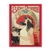 Art Nouveau Postcard:  "Bitter Oriental"