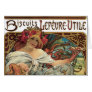 Art Nouveau Poster; Biscuits Lefevre Utile Cards