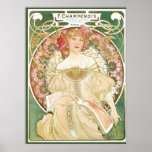 Art Nouveau Poster; Champenois; Alphonse Mucha