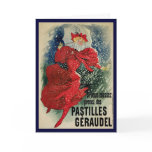Art Nouveau Poster Christmas Card