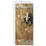 Art Nouveau Poster; Flirt Biscuit; Alphonse Mucha Custom Invite