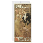 Art Nouveau Poster; Flirt Biscuit; Alphonse Mucha rack cards