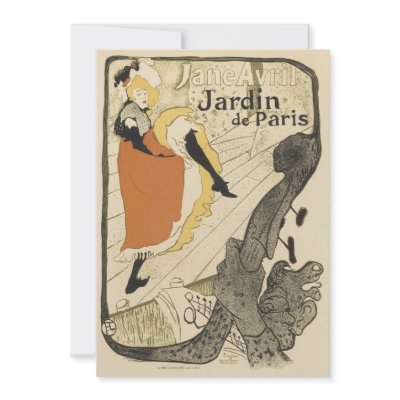 Art Nouveau Poster; Jane Avril, Toulouse Lautrec by YesterdayCafe