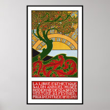 Art Nouveau Poster:  La Libre Esthetique