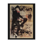 Art Nouveau Poster; Le Grillon; American Bar