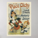 Art Nouveau Posters - Place Clichy posters