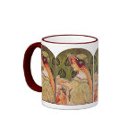 Art Nouveau: Privat-Livemont "Biscuits" Coffee Mugs