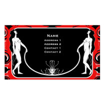 ART NOUVEAU PROFILE CARD