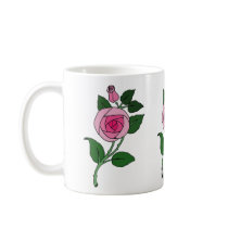 Art  Nouveau Rose Mug