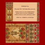 Art Nouveau Roses Design Business Card business cards