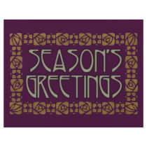 Art Nouveau Season's Greetings