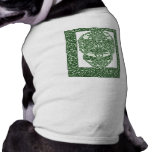 Art Nouveau Skull Green Day of the Dead pet clothing