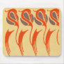 Art Nouveau Storks - Mousepad