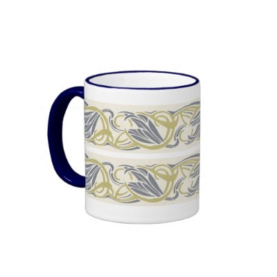 Art Nouveau Swirls - Mug by dchaddad